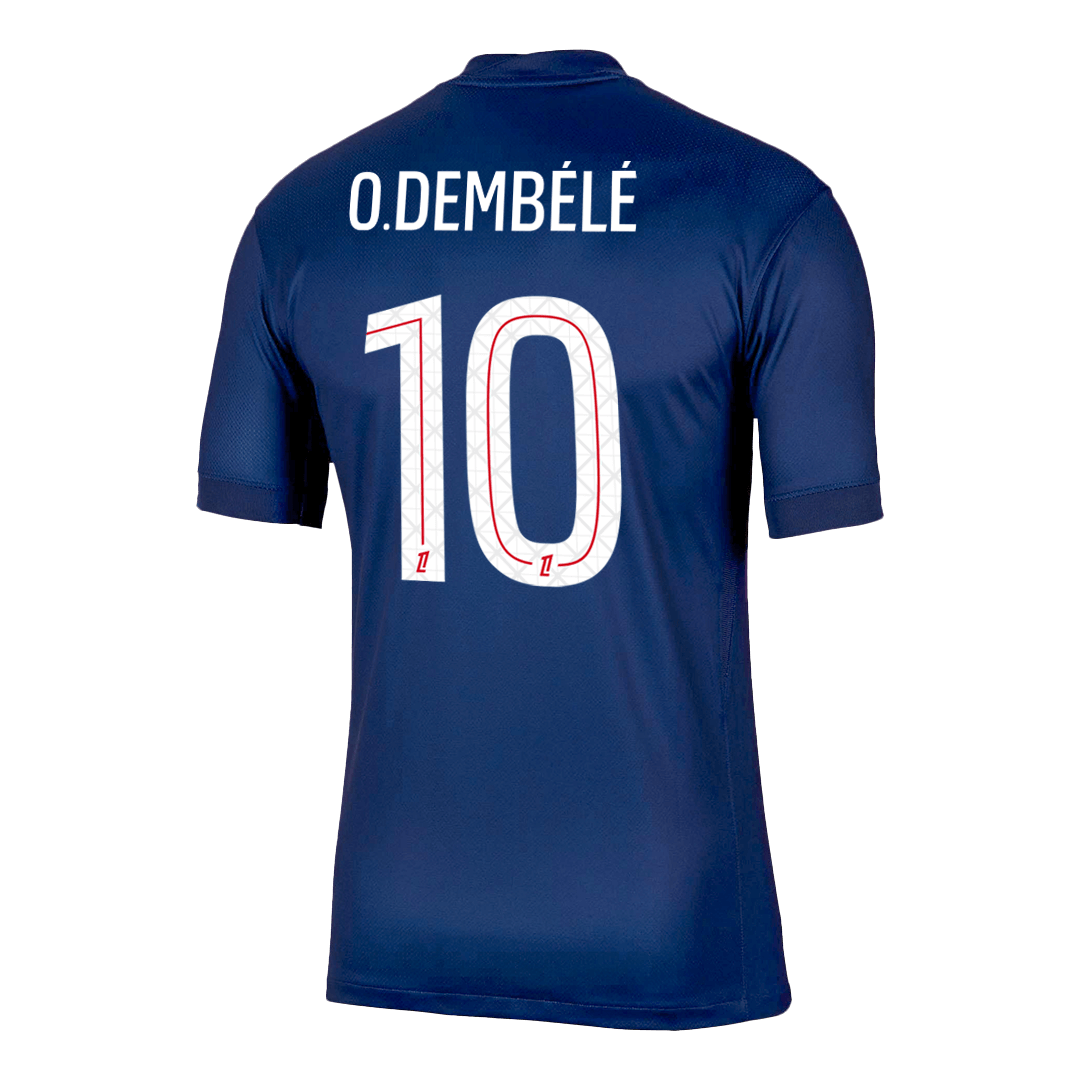 O.DEMBÉLÉ #10 PSG Home Football Shirt 2025/26 Navy