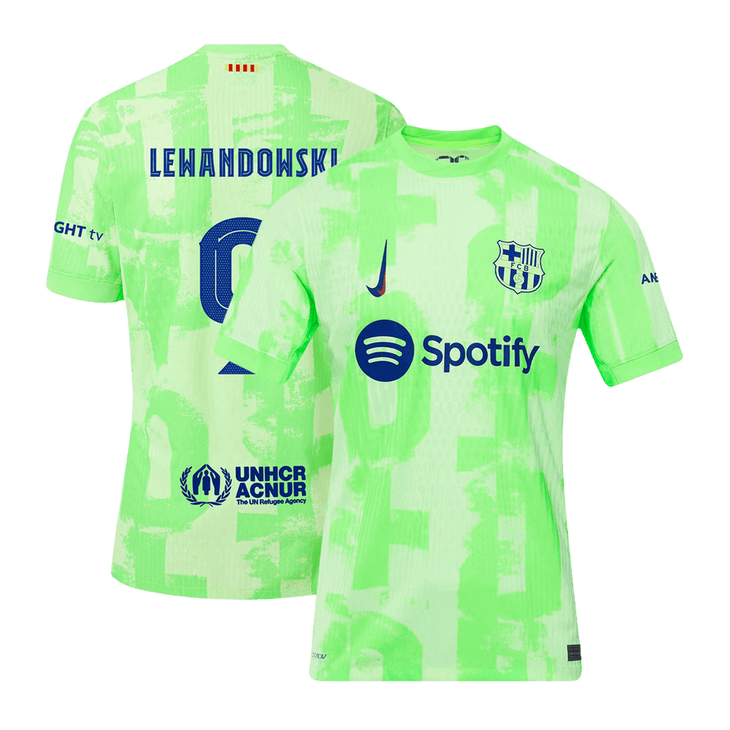 Player Version LEWANDOWSKI #9 Barcelona Third Away Football Shirt 2024/25 - UCL