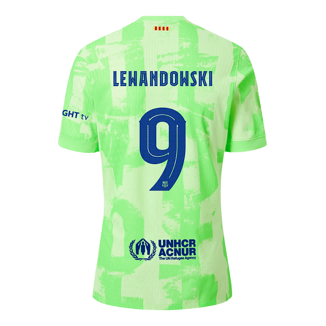 Player Version LEWANDOWSKI #9 Barcelona Third Away Football Shirt 2024/25 - UCL