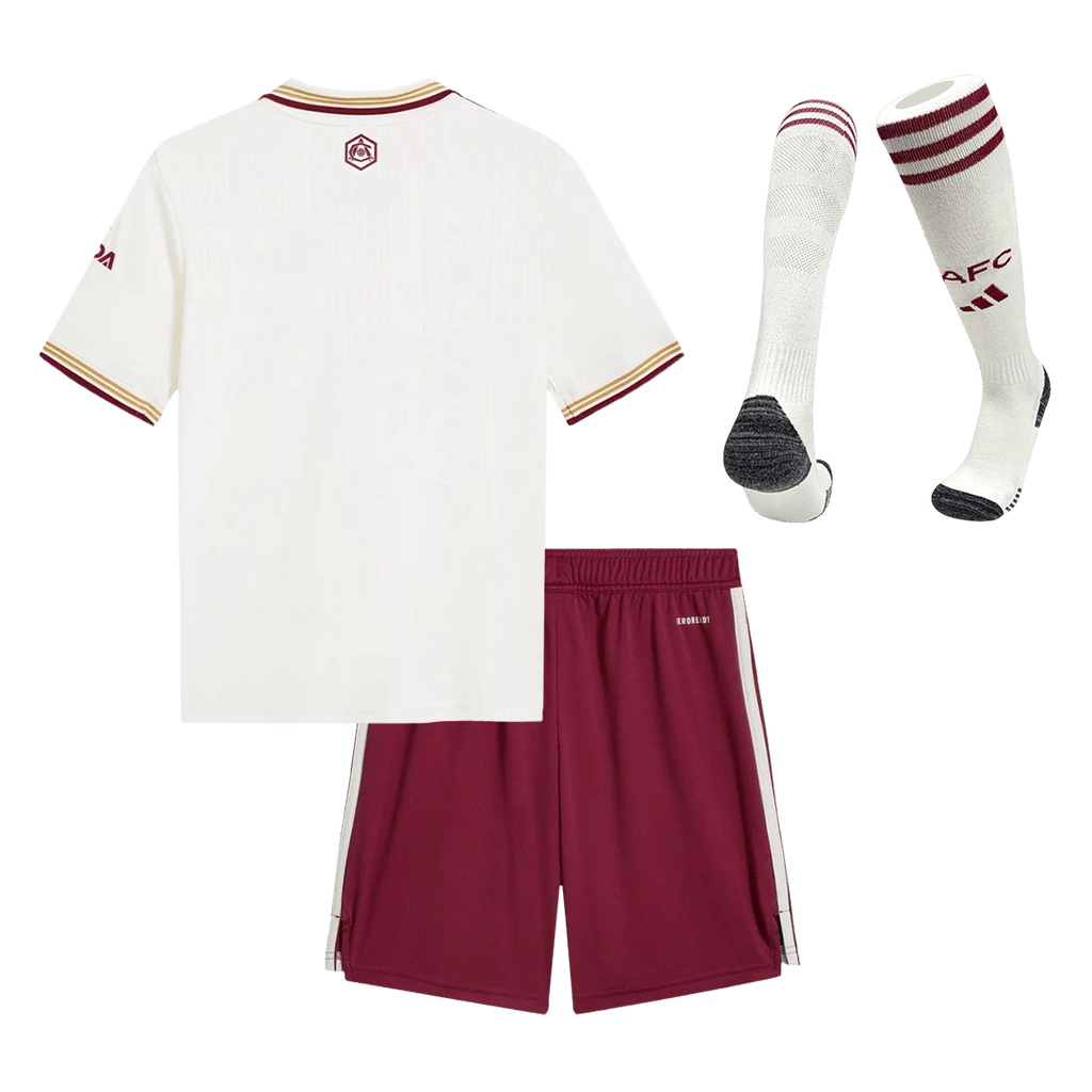 Kid's Arsenal Third Away Football Shirt Kit(Jersey+Shorts+Socks) 2025/26
