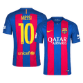 MESSI #10 Retro 2016/17 Barcelona Home Soccer Jersey Red&Blue