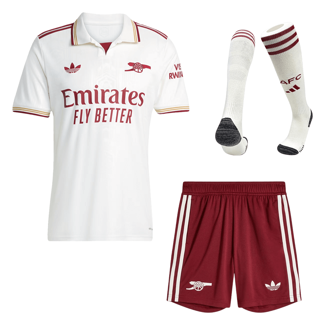 Arsenal Third Away Football Shirt Kit(Jersey+Shorts+Socks) 2025/26