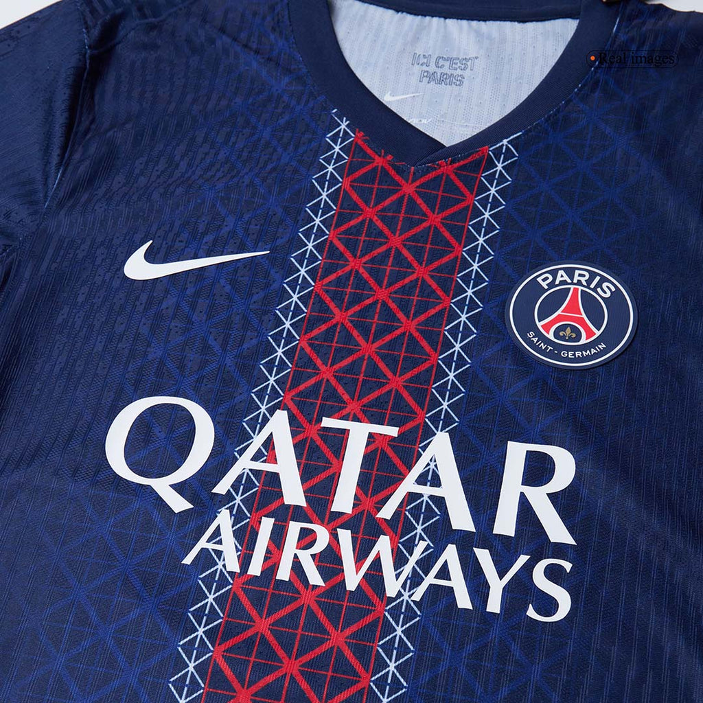 Player Version MARQUINHOS #5 PSG Home Football Shirt 2025/26 Navy