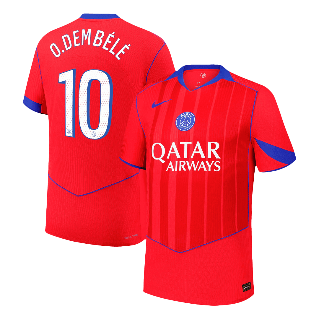 Player Version O.DEMBÉLÉ #10 PSG Third Away Football Shirt 2025/26
