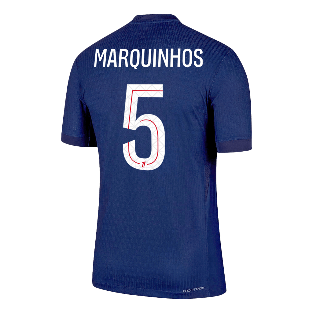 Player Version MARQUINHOS #5 PSG Home Football Shirt 2025/26 Navy