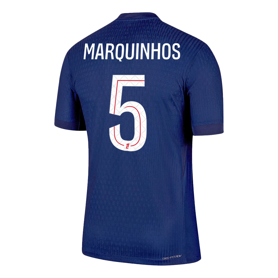 Player Version MARQUINHOS #5 PSG Home Football Shirt 2025/26 Navy