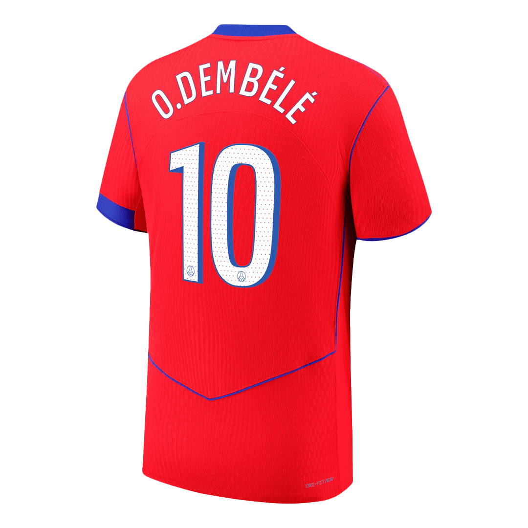 Player Version O.DEMBÉLÉ #10 PSG Third Away Football Shirt 2025/26