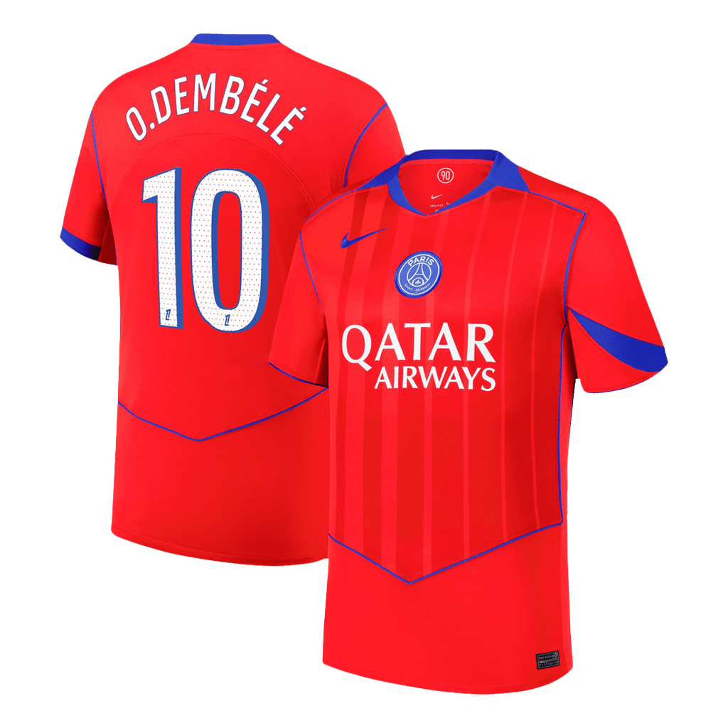 O.DEMBÉLÉ #10 PSG Third Away Football Shirt 2025/26