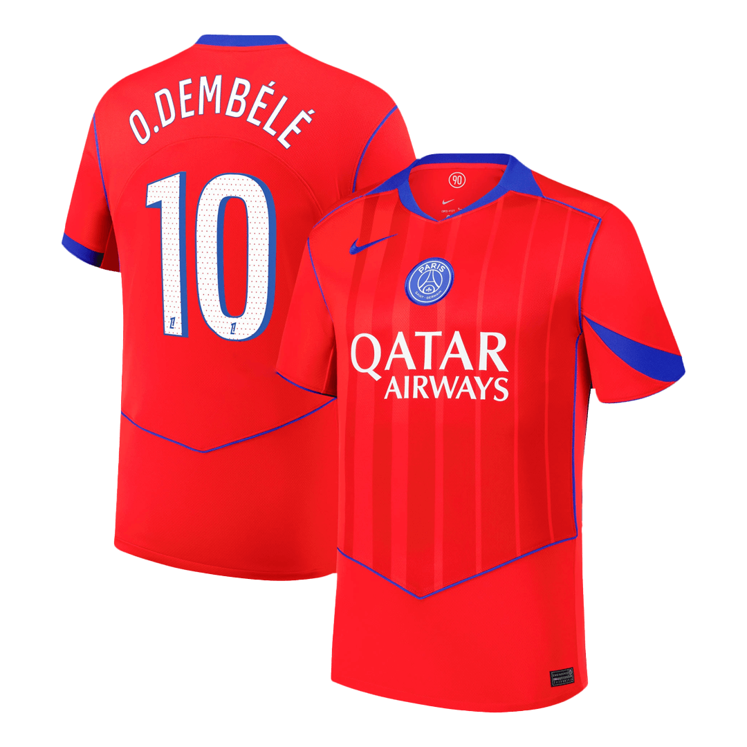 O.DEMBÉLÉ #10 PSG Third Away Football Shirt 2025/26