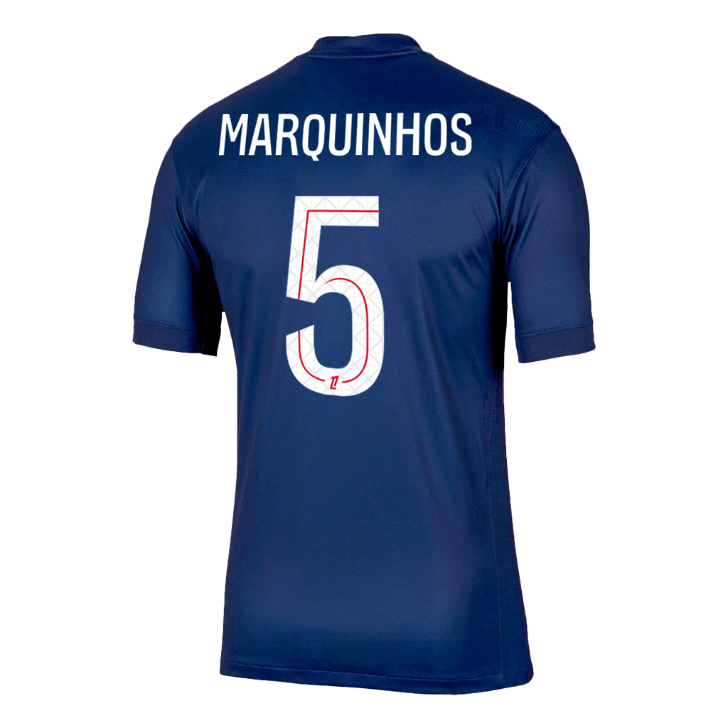 MARQUINHOS #5 PSG Home Football Shirt 2025/26 Navy