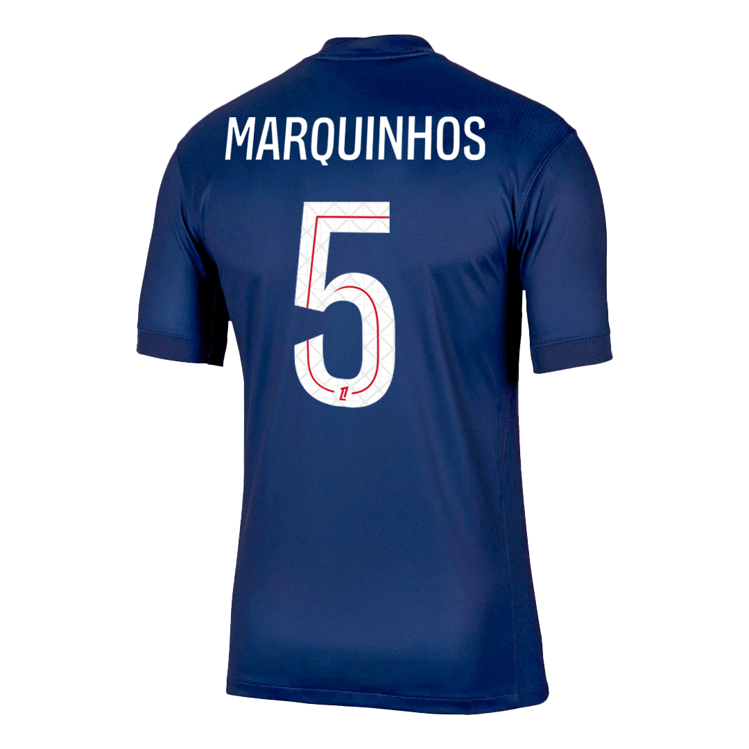MARQUINHOS #5 PSG Home Football Shirt 2025/26 Navy