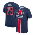 Player Version BARCOLA #29 PSG Home Football Shirt 2024/25 Navy - UCL
