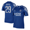BARCOLA #29 PSG Fourth Away Football Shirt 2024/25 Navy - UCL
