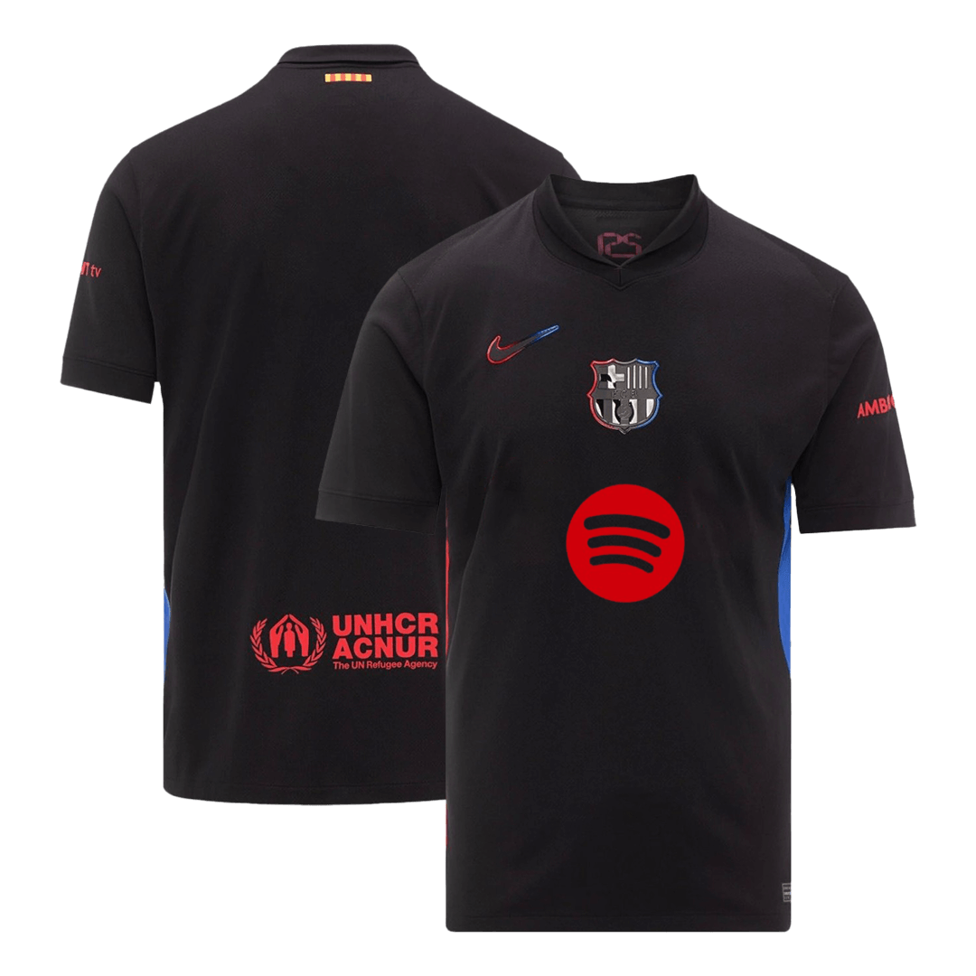 Barcelona Away Football Shirt 2024/25 - Spotify Logo Without Text