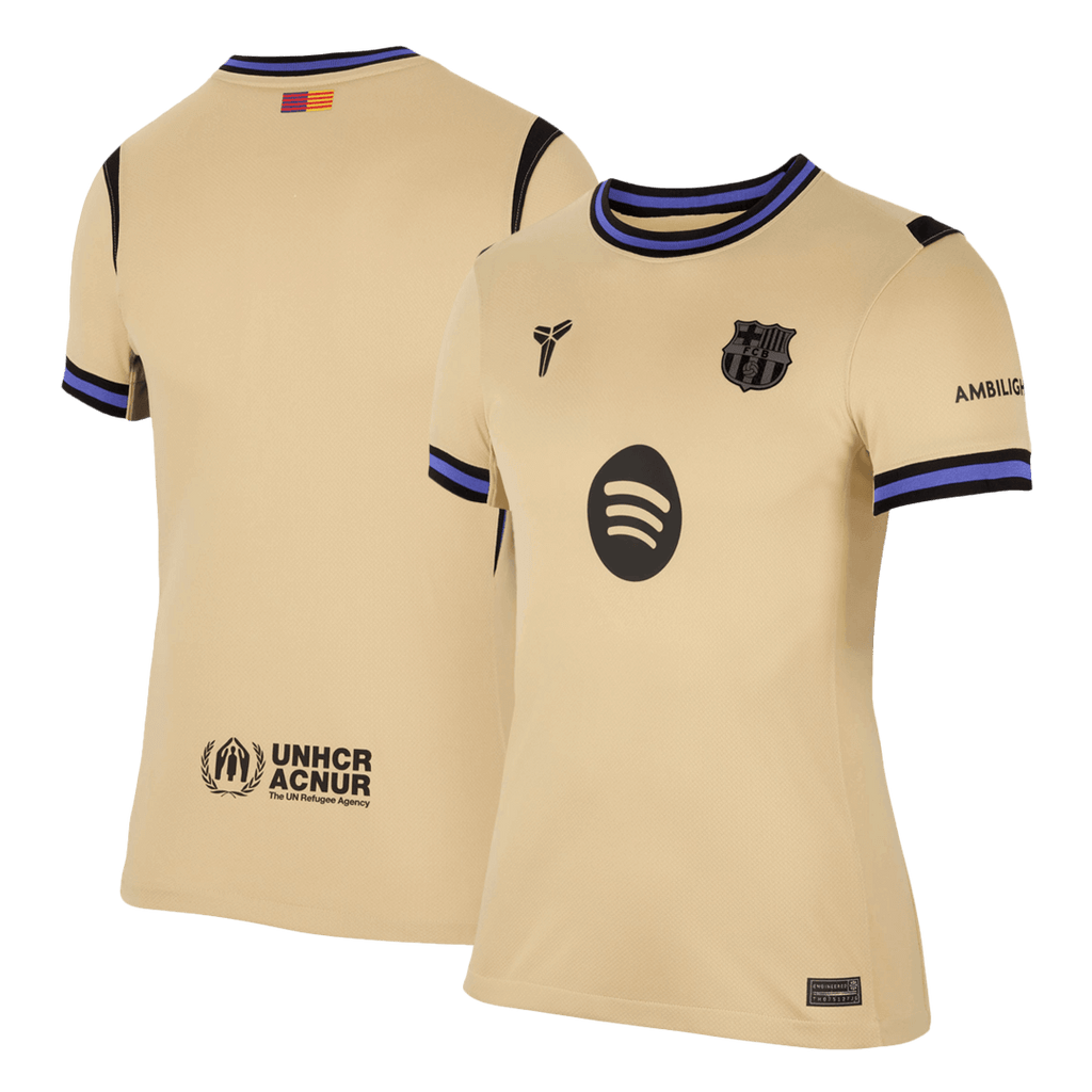 Women's 25/26 Barcelona Away Football Shirt Yellow