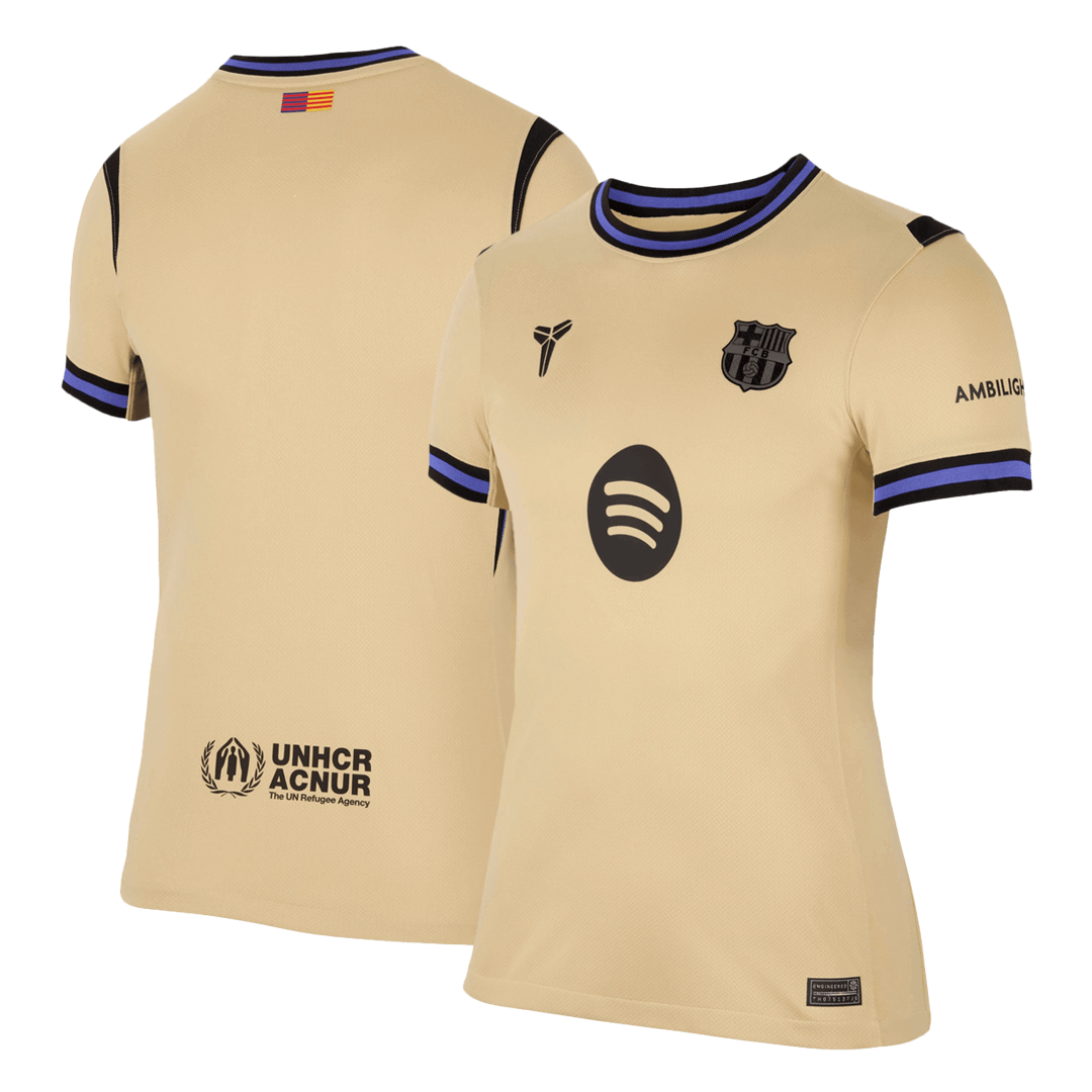 Women's 25/26 Barcelona Away Football Shirt Yellow