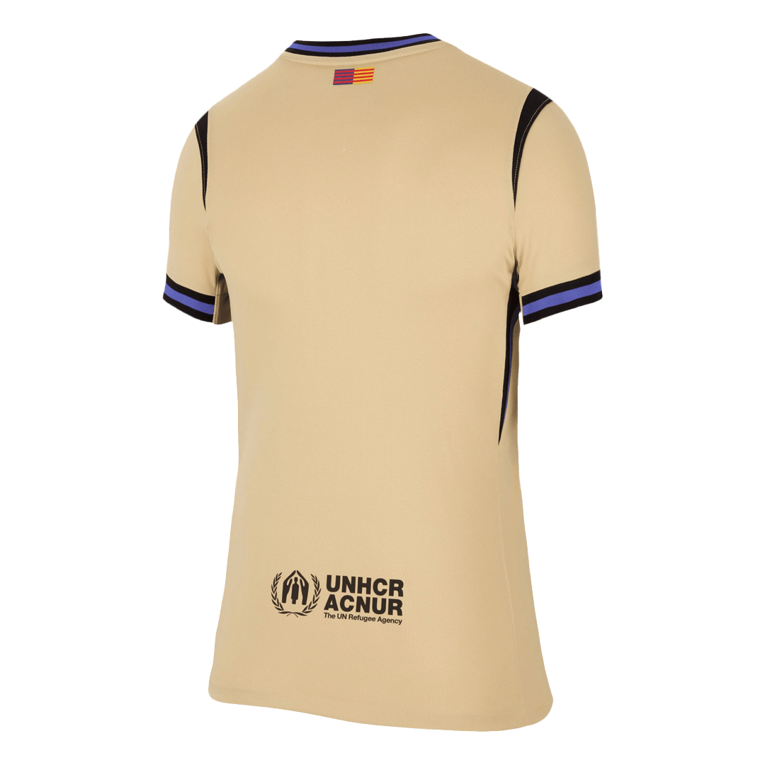 Women's 25/26 Barcelona Away Football Shirt Yellow