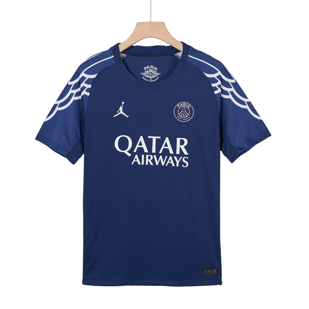 BARCOLA #29 PSG Fourth Away Football Shirt 2024/25 Navy - UCL