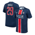 BARCOLA #29 PSG Home Football Shirt 2024/25 Navy - UCL