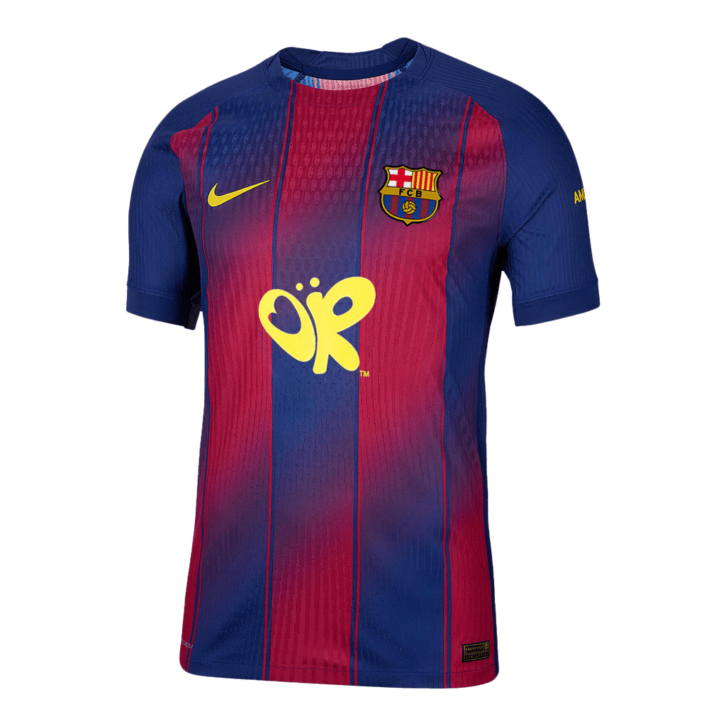 Player Version Barcelona Home Soccer Jersey 2025/26