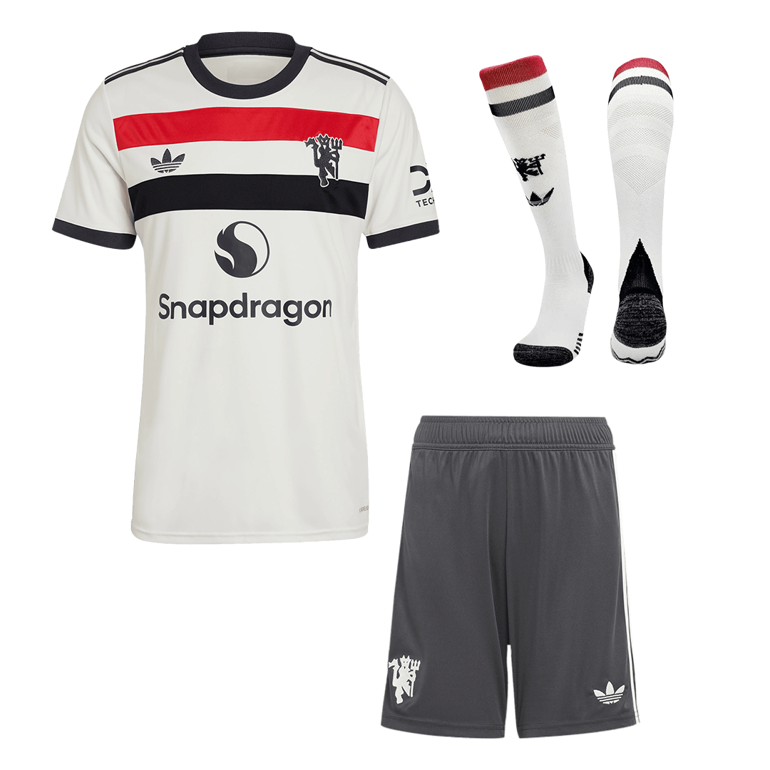 Manchester United Third Away Football Shirt Kit (Shirt+Shorts+Socks)