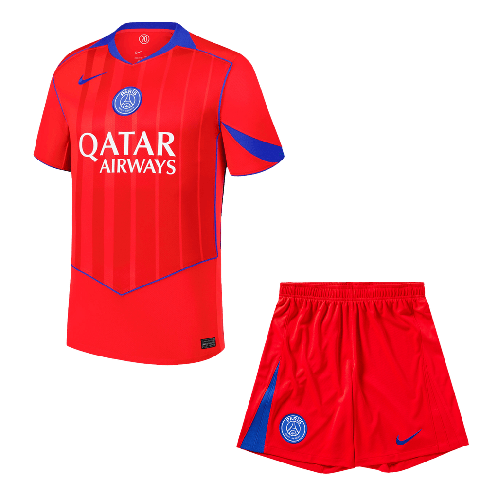 PSG Third Away Football Shirt Kit(Jersey+Shorts) 2025/26