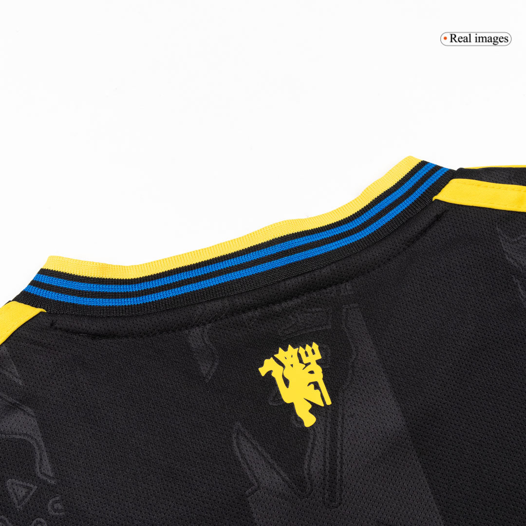 Kid's Manchester United Third Away Football Shirt Kit(Jersey+Shorts+Socks) 2025/26