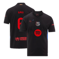GAVI #6 Barcelona Away Football Shirt 2024/25  - Spotify Logo Without Text