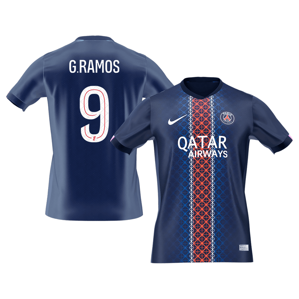 G.RAMOS #9 PSG Home Football Shirt 2025/26