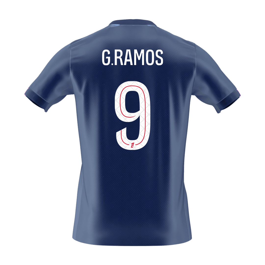G.RAMOS #9 PSG Home Football Shirt 2025/26