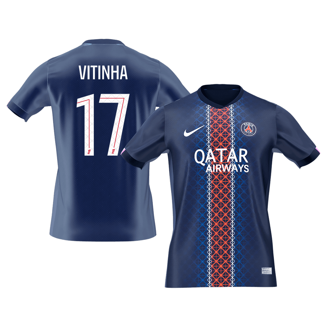 VITINHA #17 PSG Home Football Shirt 2025/26