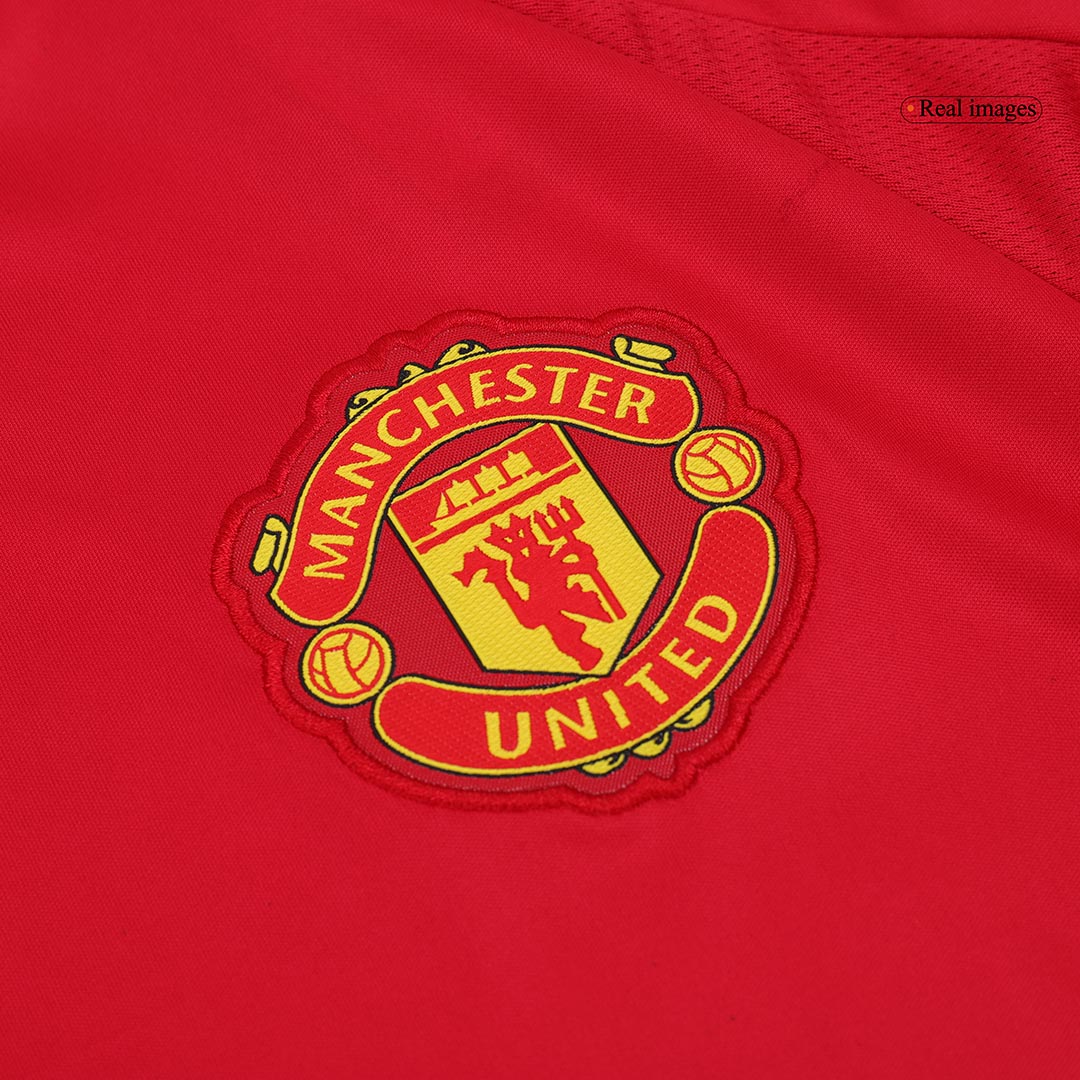 Manchester United Home Long Sleeve Football Shirt 2024/25