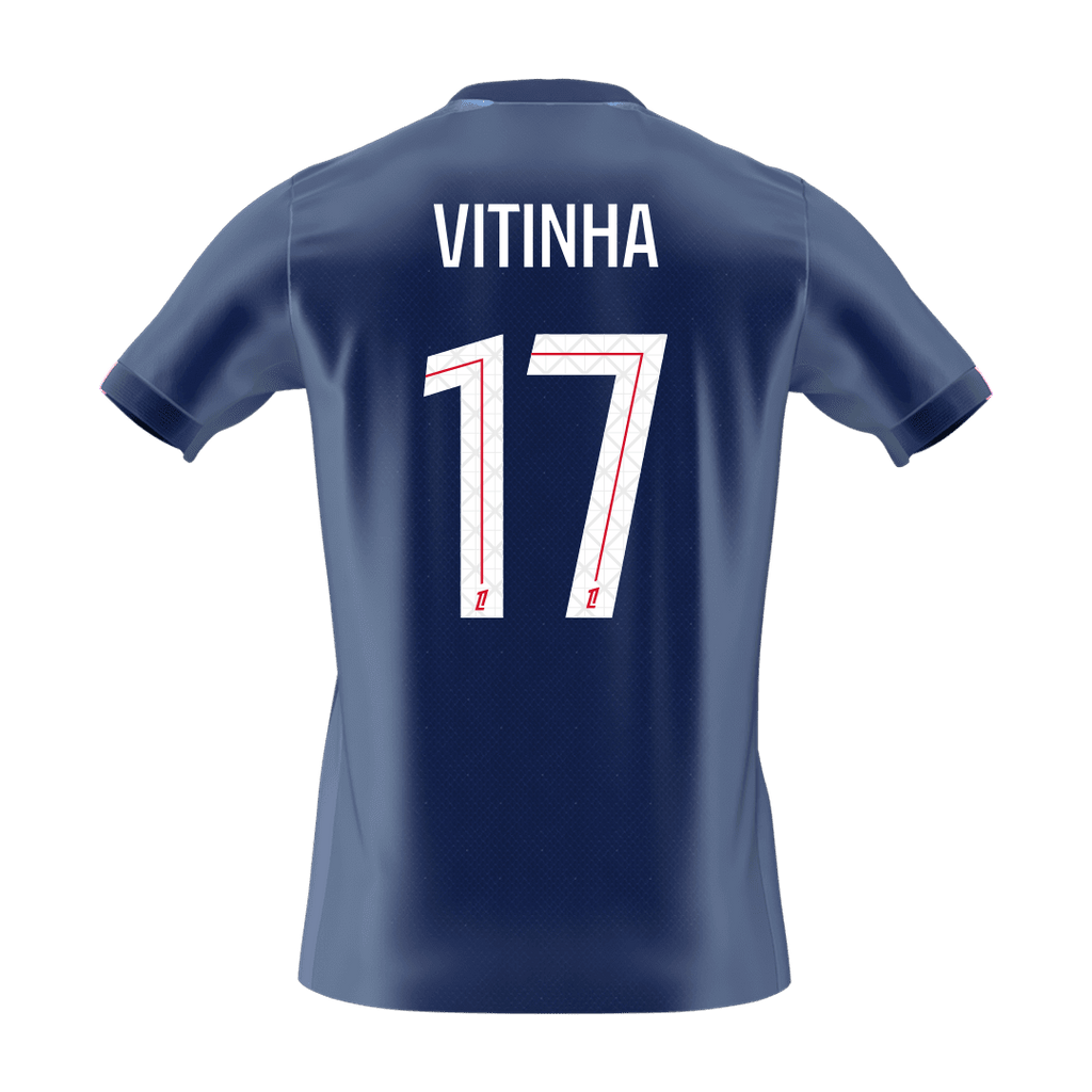 VITINHA #17 PSG Home Football Shirt 2025/26