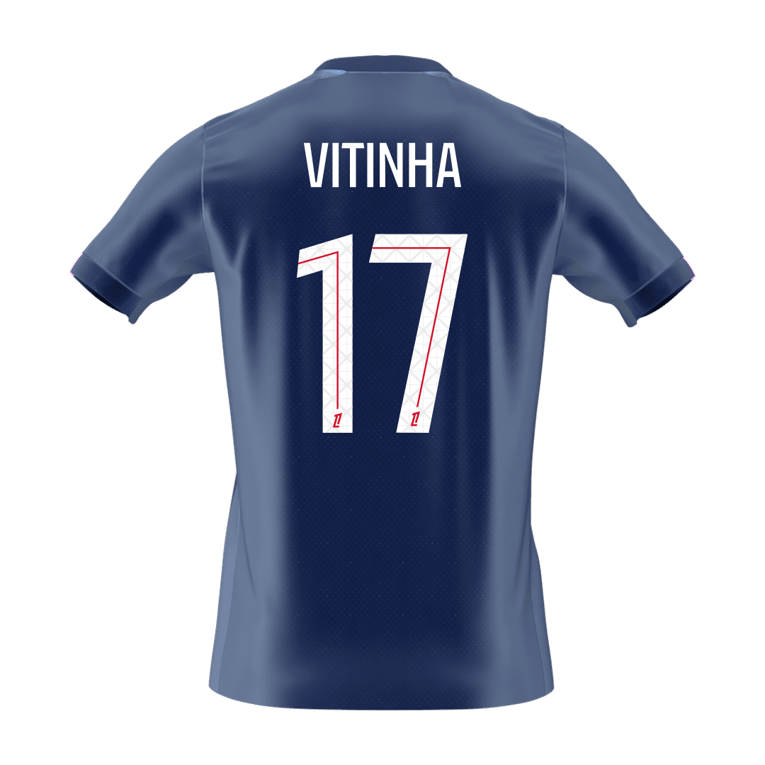VITINHA #17 PSG Home Football Shirt 2025/26