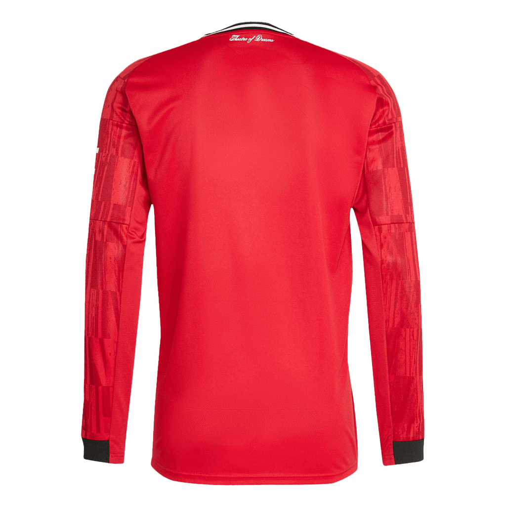 Manchester United Home Long Sleeve Football Shirt 2025/26 Red