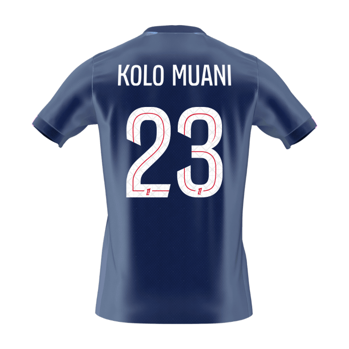 KOLO MUANI #23 PSG Home Football Shirt 2025/26