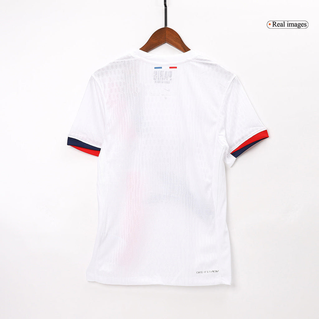 Player Version KVARATSKHELIA #7 PSG Away Football Shirt 2024/25 White