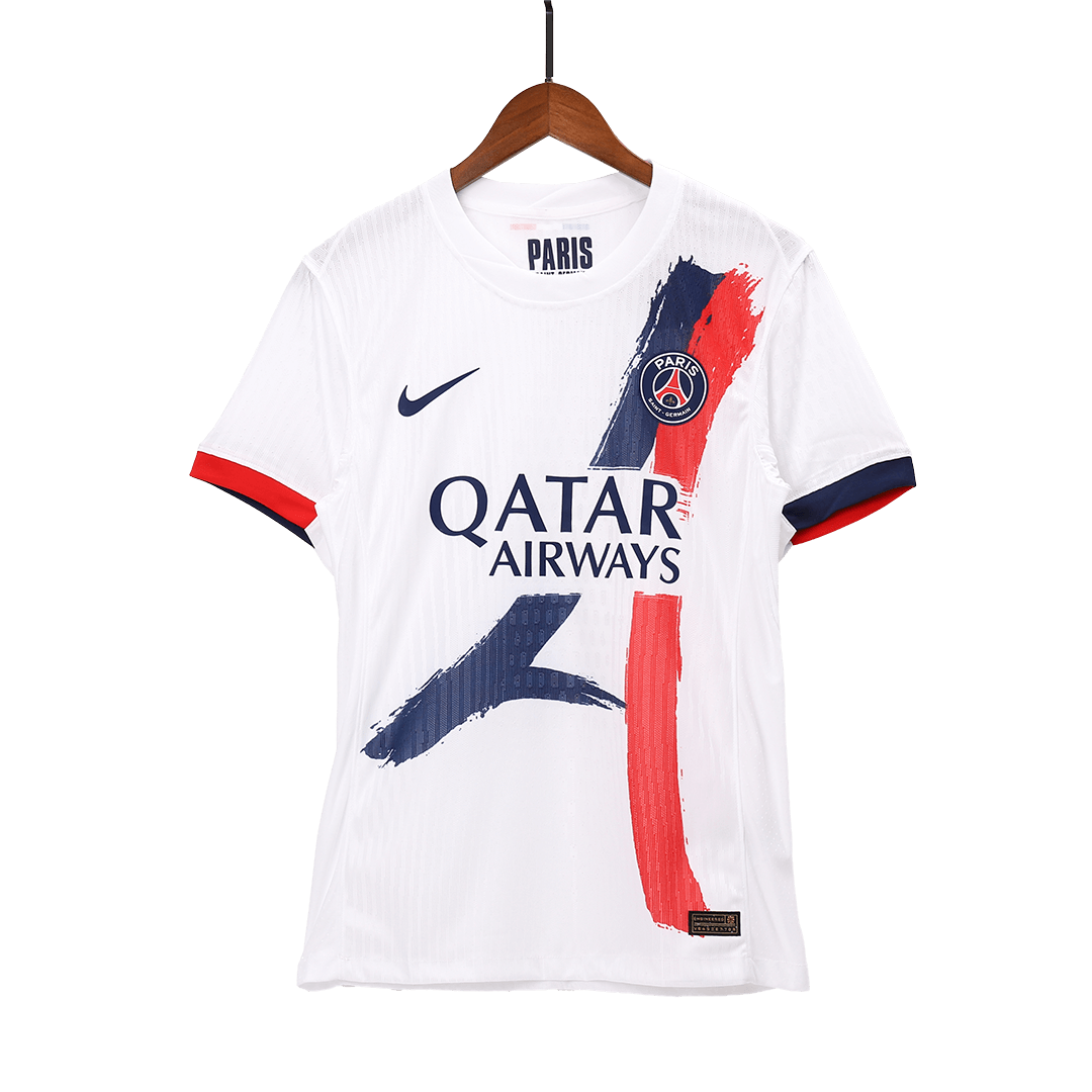 Player Version KVARATSKHELIA #7 PSG Away Football Shirt 2024/25 White
