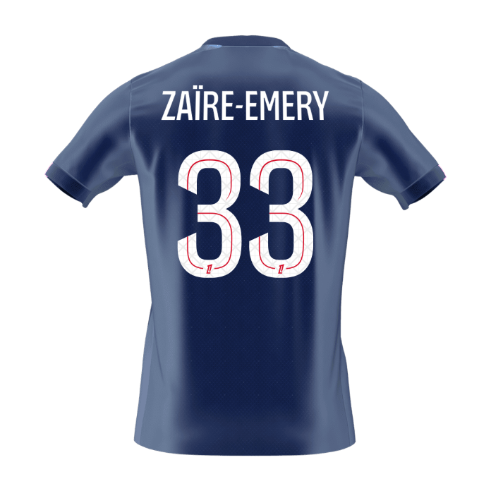 ZAïRE EMERY #33 PSG Home Football Shirt 2025/26
