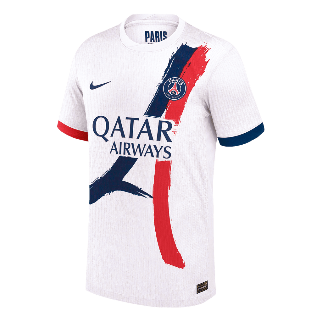 Player Version KVARATSKHELIA #7 PSG Away Football Shirt 2024/25 White