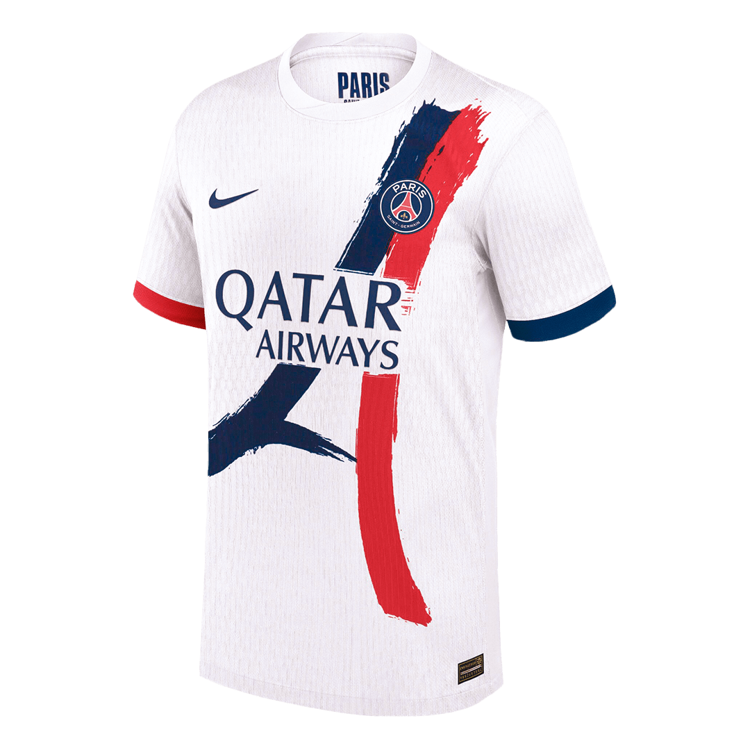 Player Version KVARATSKHELIA #7 PSG Away Football Shirt 2024/25 White