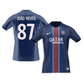 JOÃO NEVES #87 PSG Home Football Shirt 2025/26