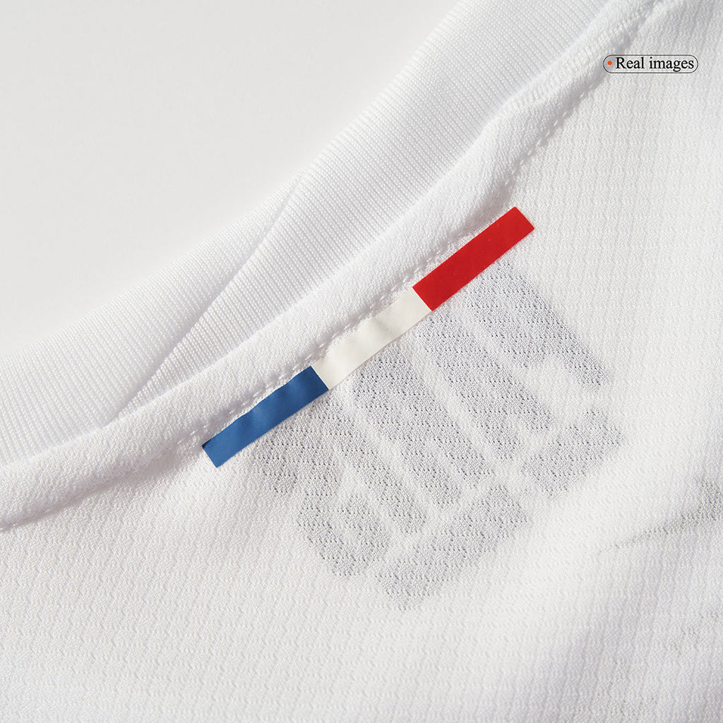 KVARATSKHELIA #7 PSG Away Football Shirt 2024/25 White - UCL