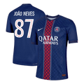 Player Version JOÃO NEVES #87 PSG Home Football Shirt 2025/26