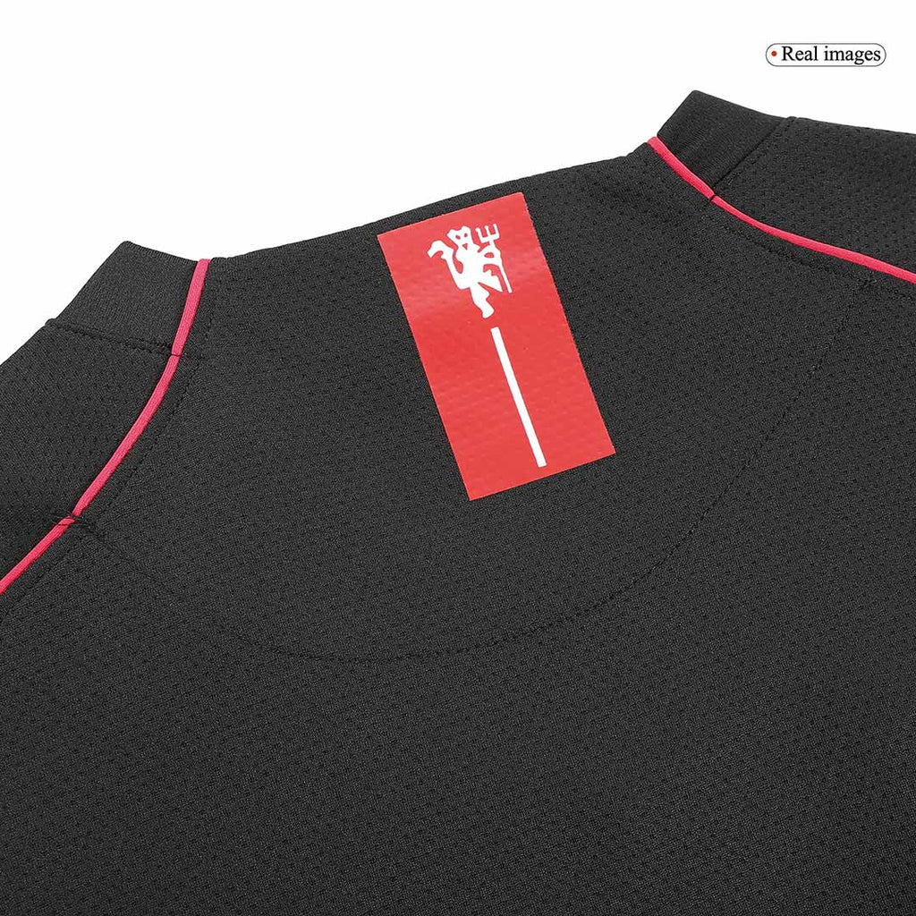 Retro ROONEY #10 2007/08 Manchester United Away Long Sleeve Football Shirt