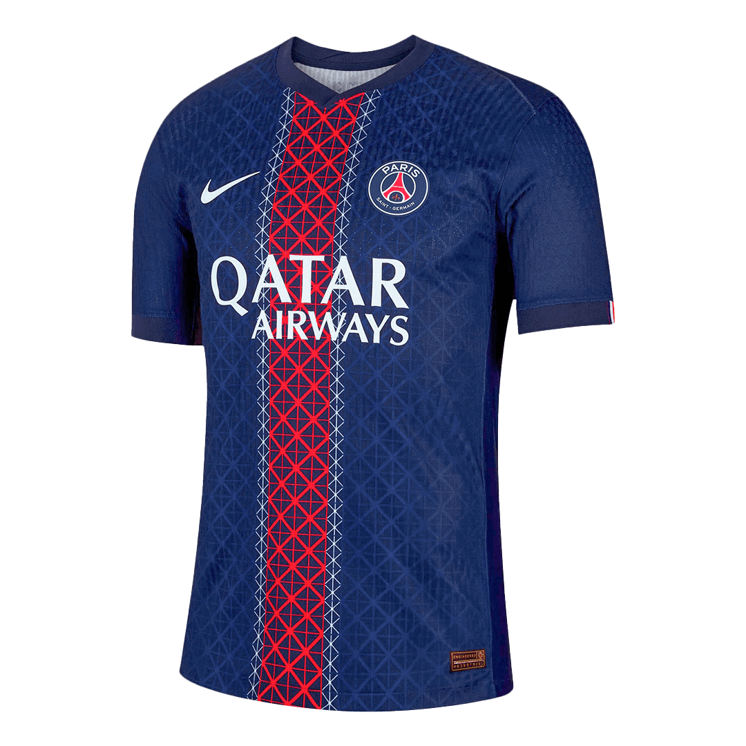 Player Version JOÃO NEVES #87 PSG Home Football Shirt 2025/26