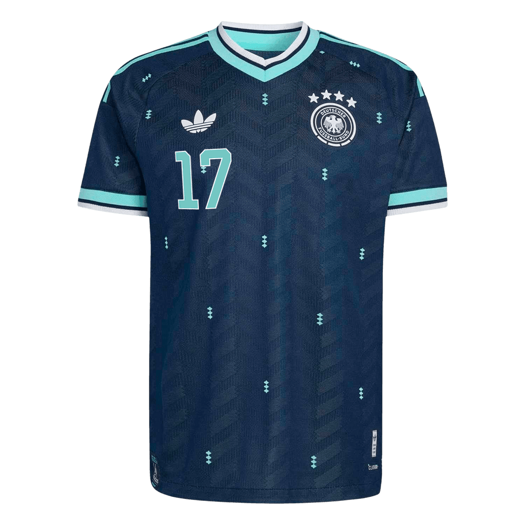 Player Version WIRTZ #17 Germany Away Soccer Jersey 2026