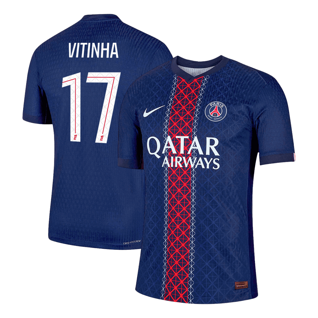 Player Version VITINHA #17 PSG Home Football Shirt 2025/26