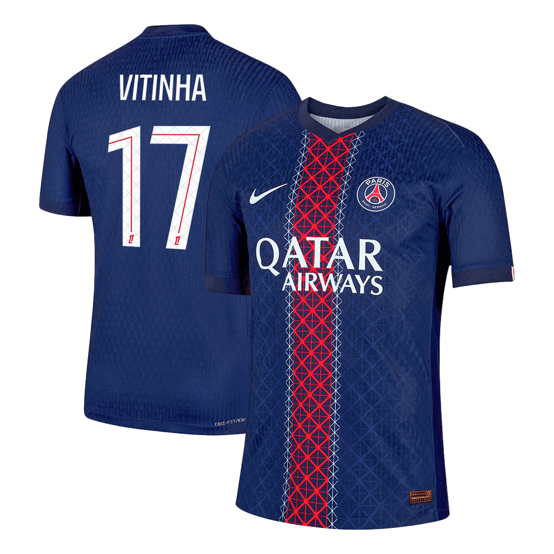 Player Version VITINHA #17 PSG Home Football Shirt 2025/26