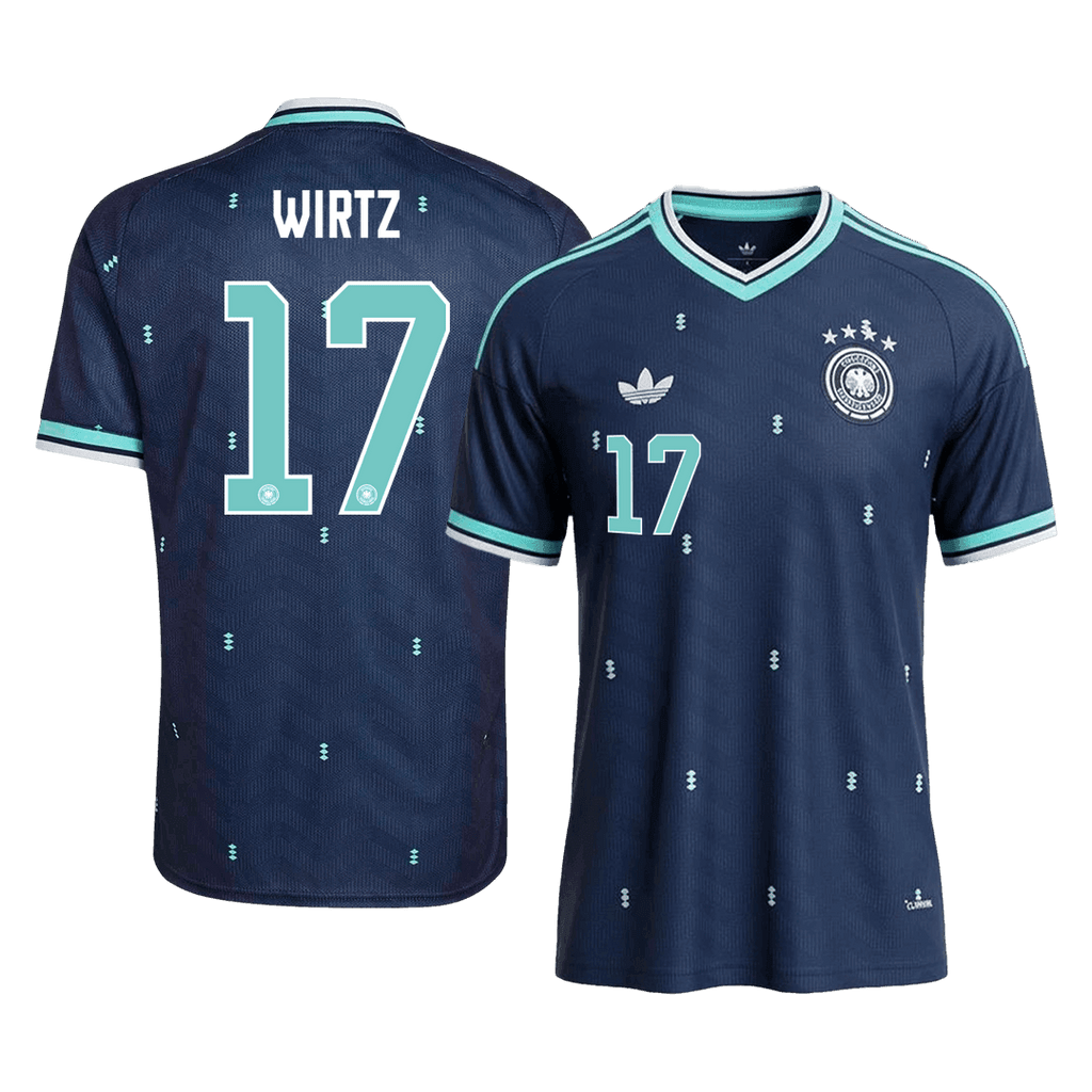 WIRTZ #17 Germany Away Soccer Jersey World Cup 2026 Navy